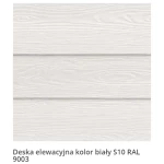 Deska elewacyjna jednolita włóknocementowa kolor biały RAL 9003 | Shera