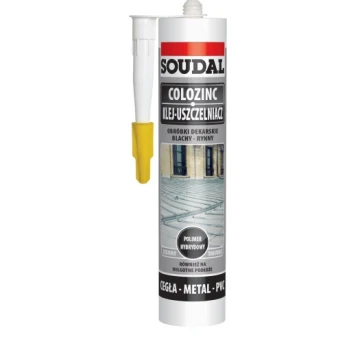  QSTALYO KLEJ do rynien  kwadratowych 125 mm Colozinc 290 ml RAL7021 | Rynny Galeco